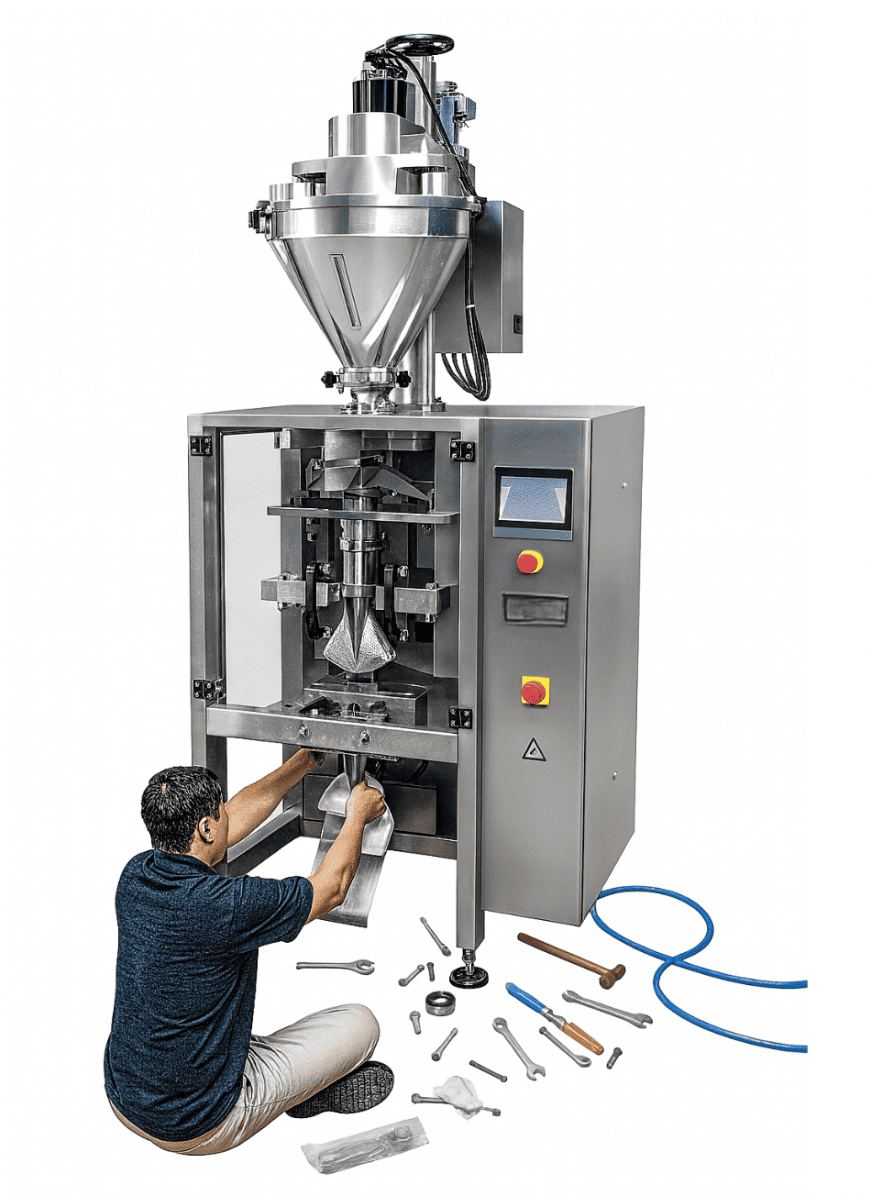 VFFS machine maintenance and troubleshooting